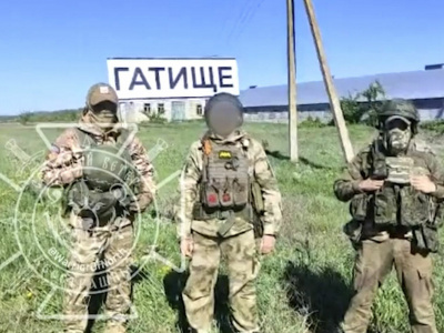 Российские бойцы записали видеообращение из Харьковской области