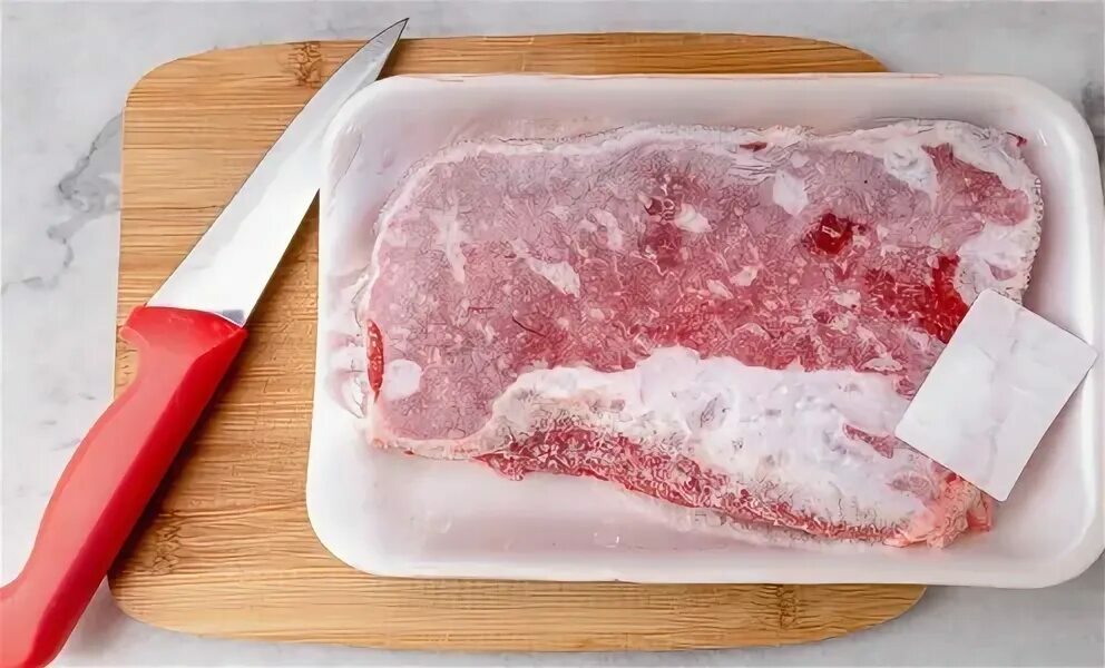 Как не разморозить мясо