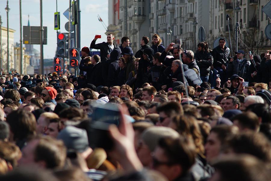 Посещение митингов. Митинг у РБК фото.