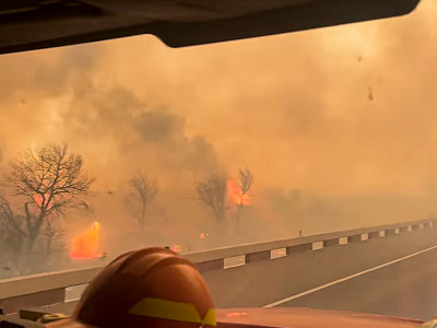 Техас в огне: кадры масштабных пожаров в бунтующем штате