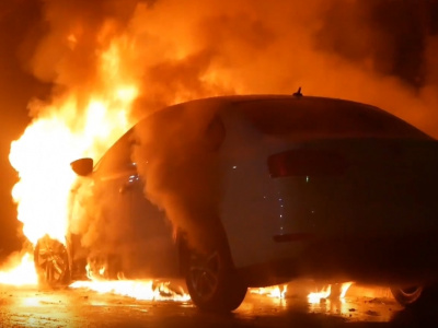 Автомобили ТЦК горят по всей Украине: свежие кадры