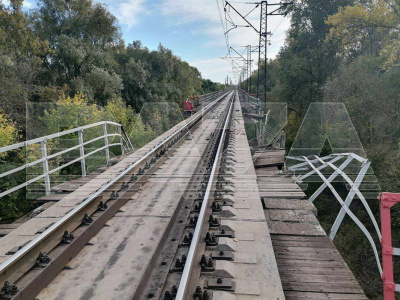 Обнародованы кадры с места взрыва на ж/д мосту в Самарской области